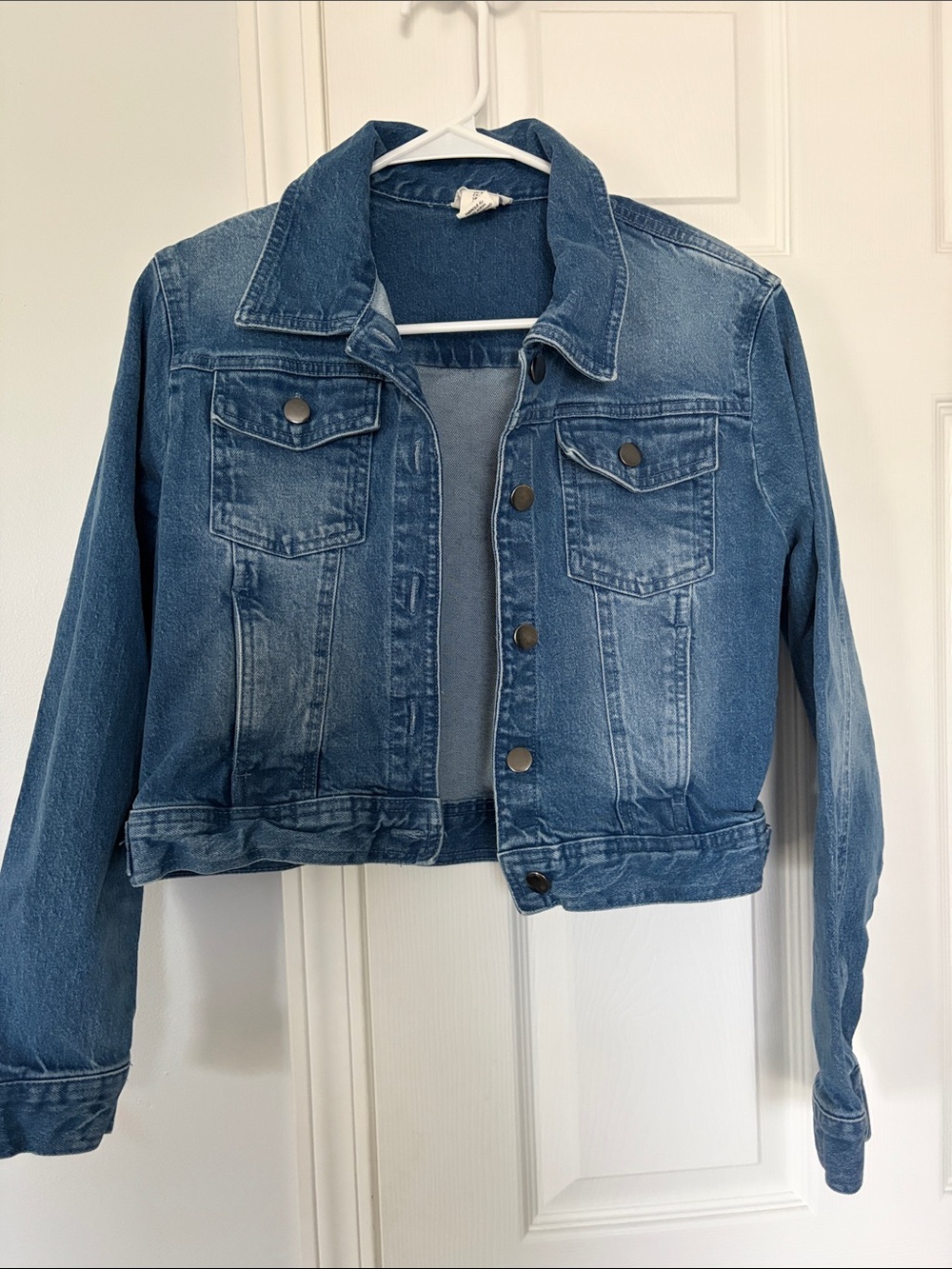 Classic Blue Denim Jacket - Womens